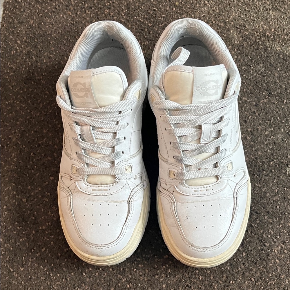 Coach SoHo White Sneakers US6.5